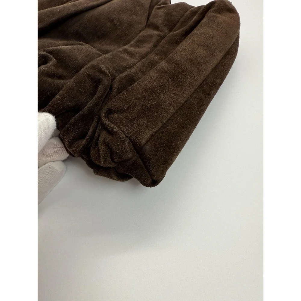 Brown Suede Medium Tortoiseshell Handle from the brand Cara Landy‎